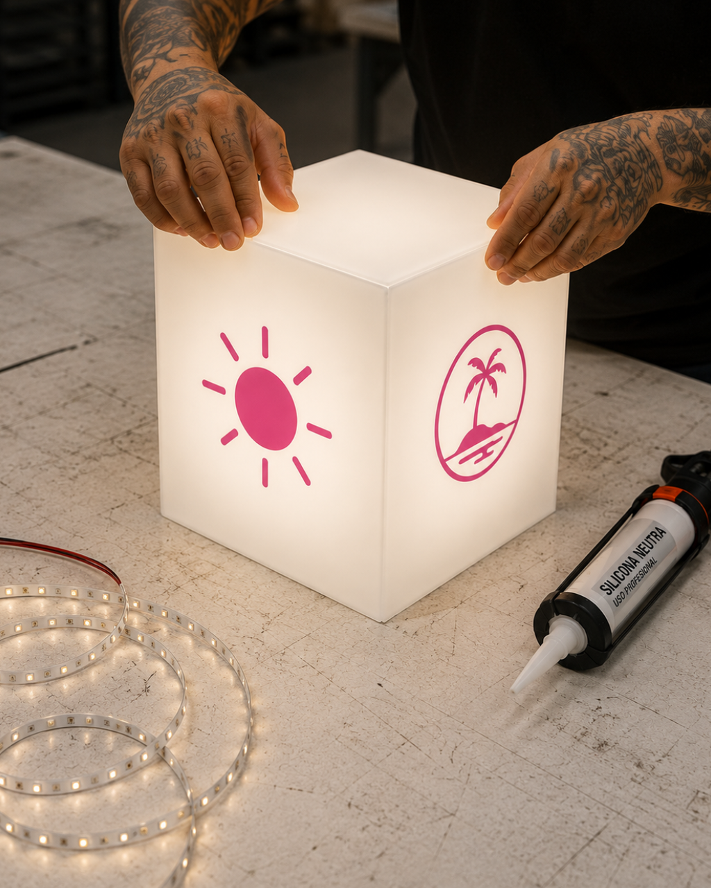 Cajas de luz LED Personalizada