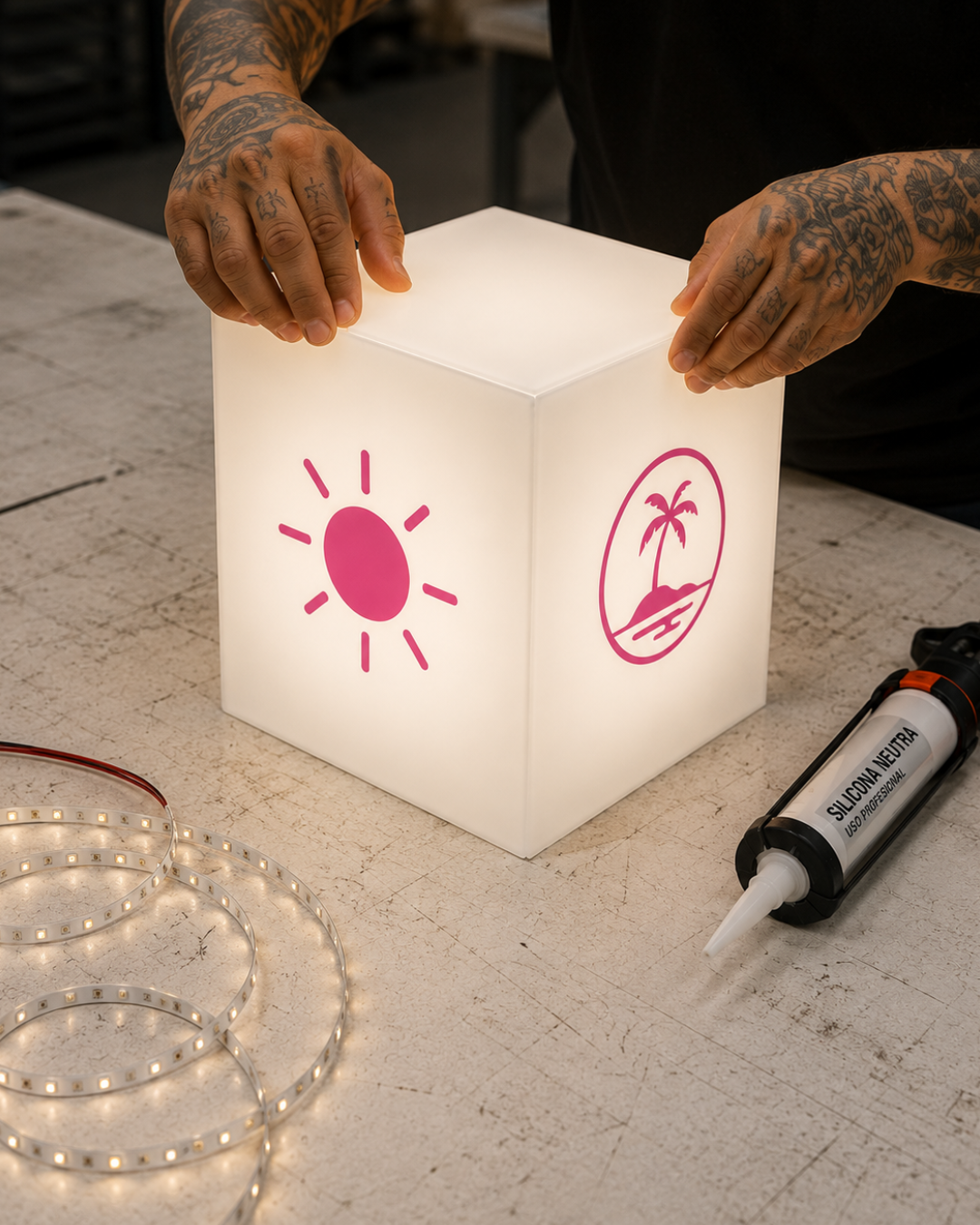 Cajas de luz LED Personalizada